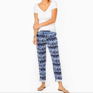 Lilly Pulitzer 31" Taron Mid-Rise Linen Pant